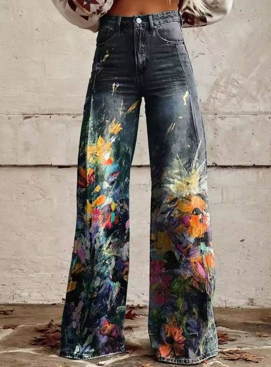 Boho Chic Vloeiende en Comfortabele Broek - Van Dongen Mode