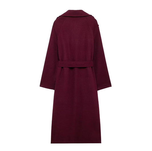 Chique Bordeaux Jas - Van Dongen Mode