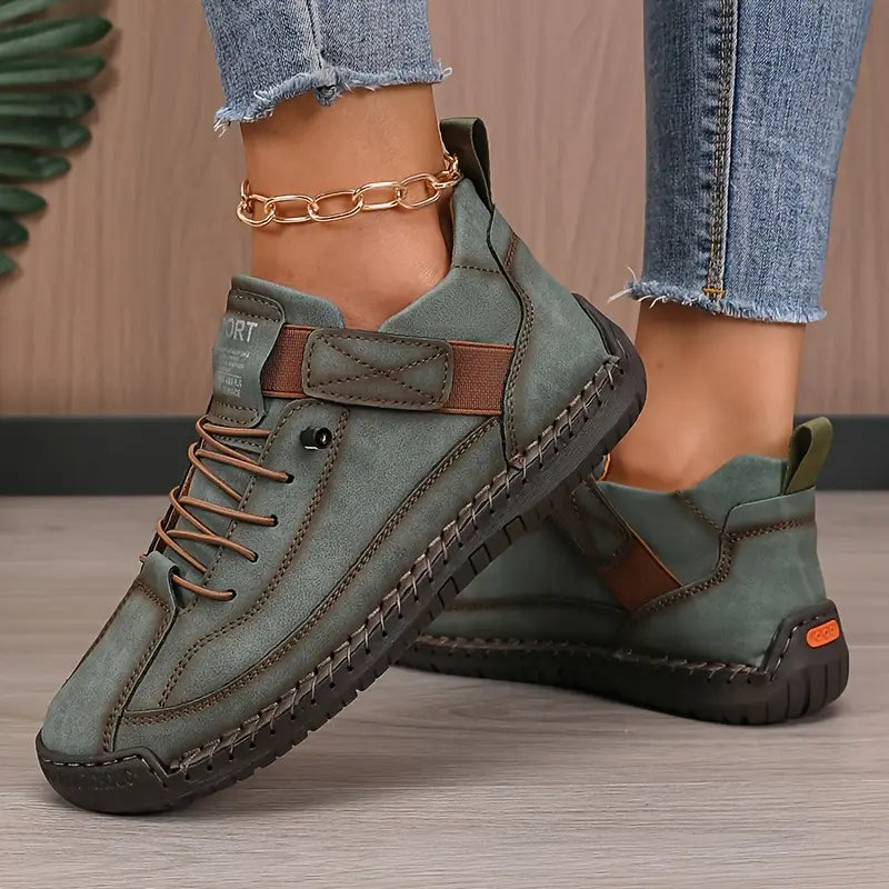 Comfortabele Sneakers met Brede Neus | Licht & Comfortabel - Van Dongen Mode