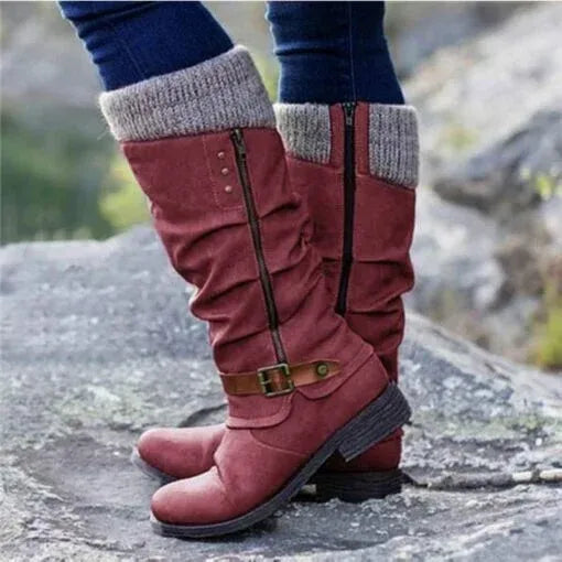 Enkellaarsjes met Zijkleur - Van Dongen Mode