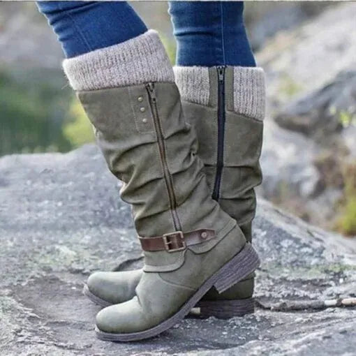 Enkellaarsjes met Zijkleur - Van Dongen Mode