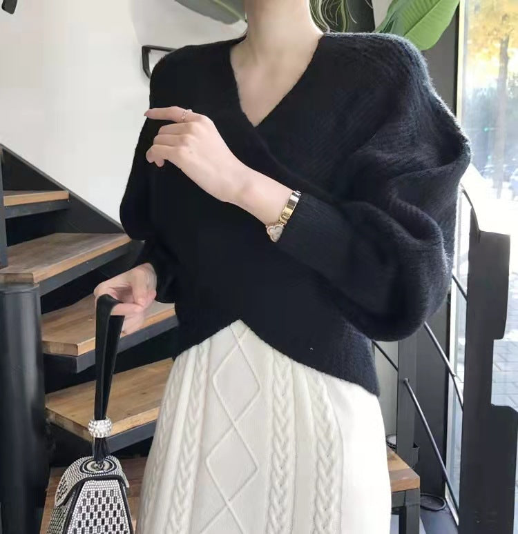 Elegante Kruisgebreide Trui - Van Dongen Mode