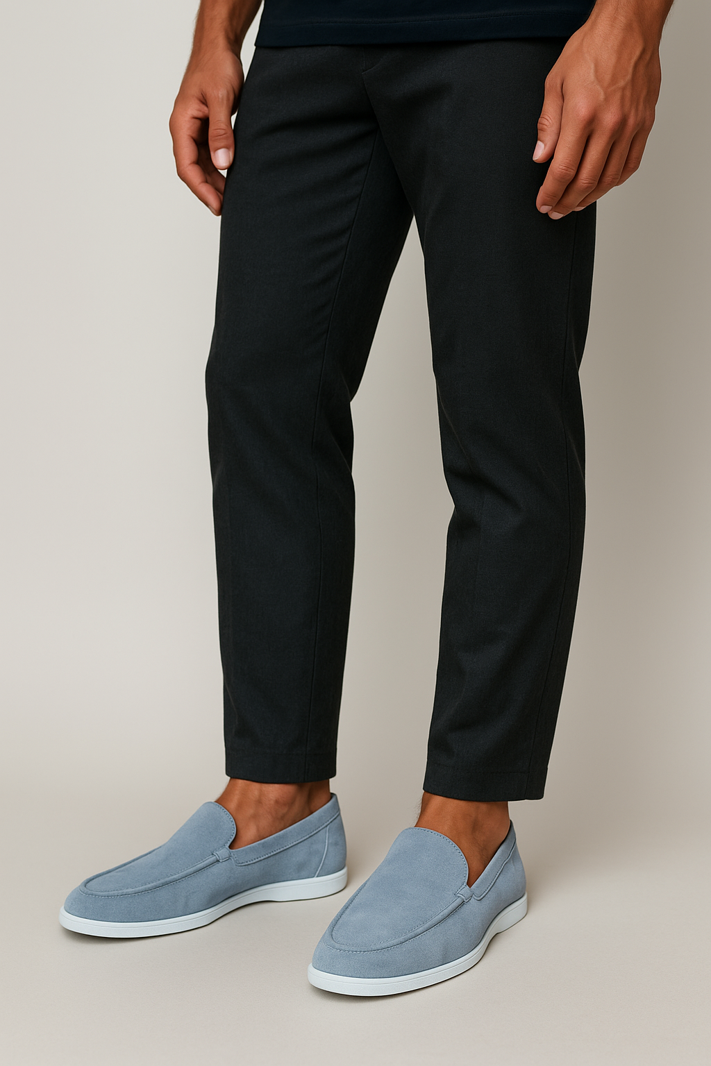 Elegante Suède Herenloafers - Van Dongen Mode