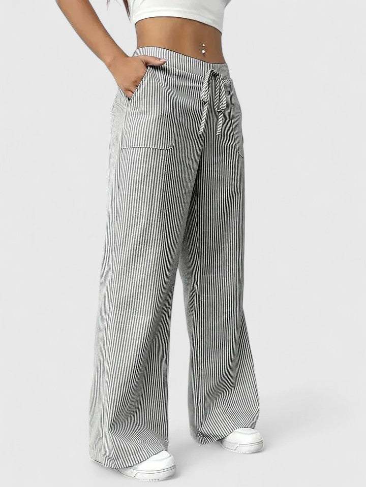 Ruime en Comfortabele Broek met Elegante Details - Van Dongen Mode