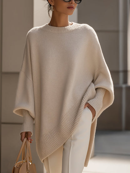 Oversized Lange Modieuze Trui - Van Dongen Mode