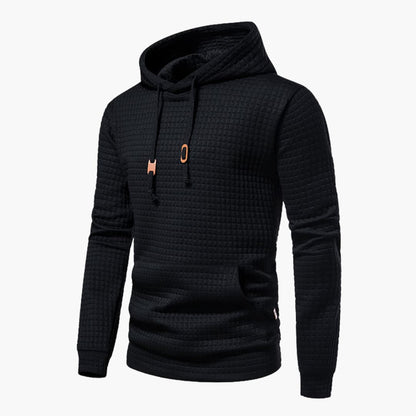 Comfortabele Herenhoodie met Ruitpatroon - Van Dongen Mode