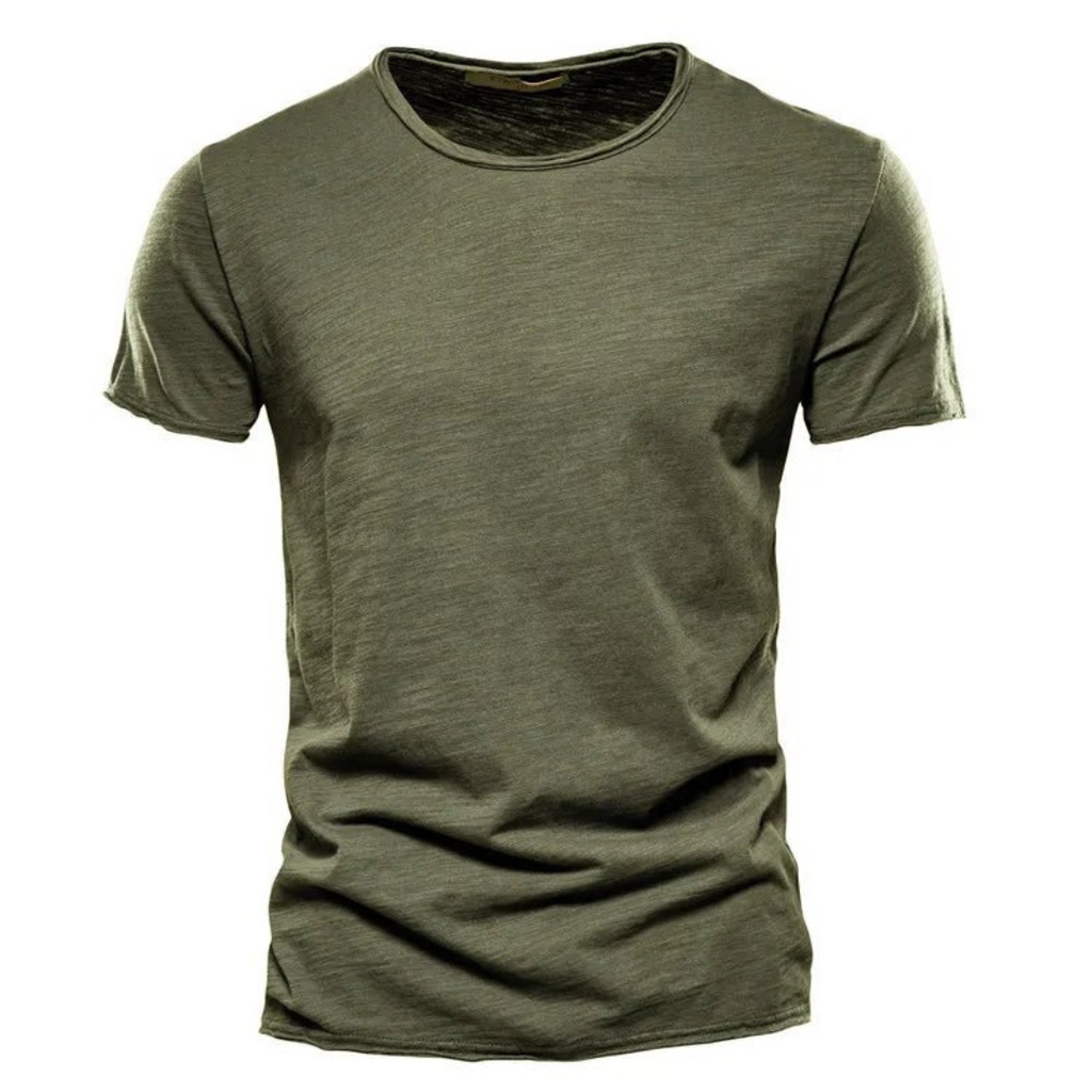Klassiek Katoenen Heren T-shirt - Van Dongen Mode