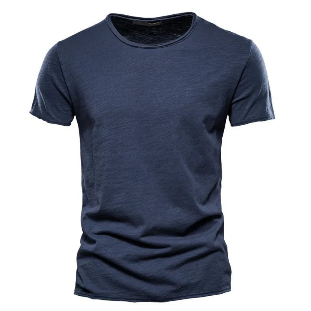 Klassiek Katoenen Heren T-shirt - Van Dongen Mode
