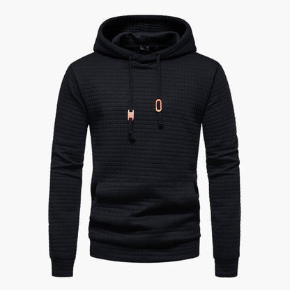 Comfortabele Herenhoodie met Ruitpatroon - Van Dongen Mode