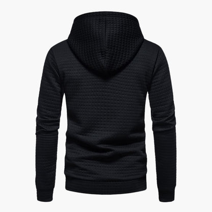 Comfortabele Herenhoodie met Ruitpatroon - Van Dongen Mode