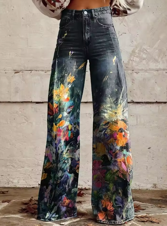 Boho Chic Vloeiende en Comfortabele Broek - Van Dongen Mode