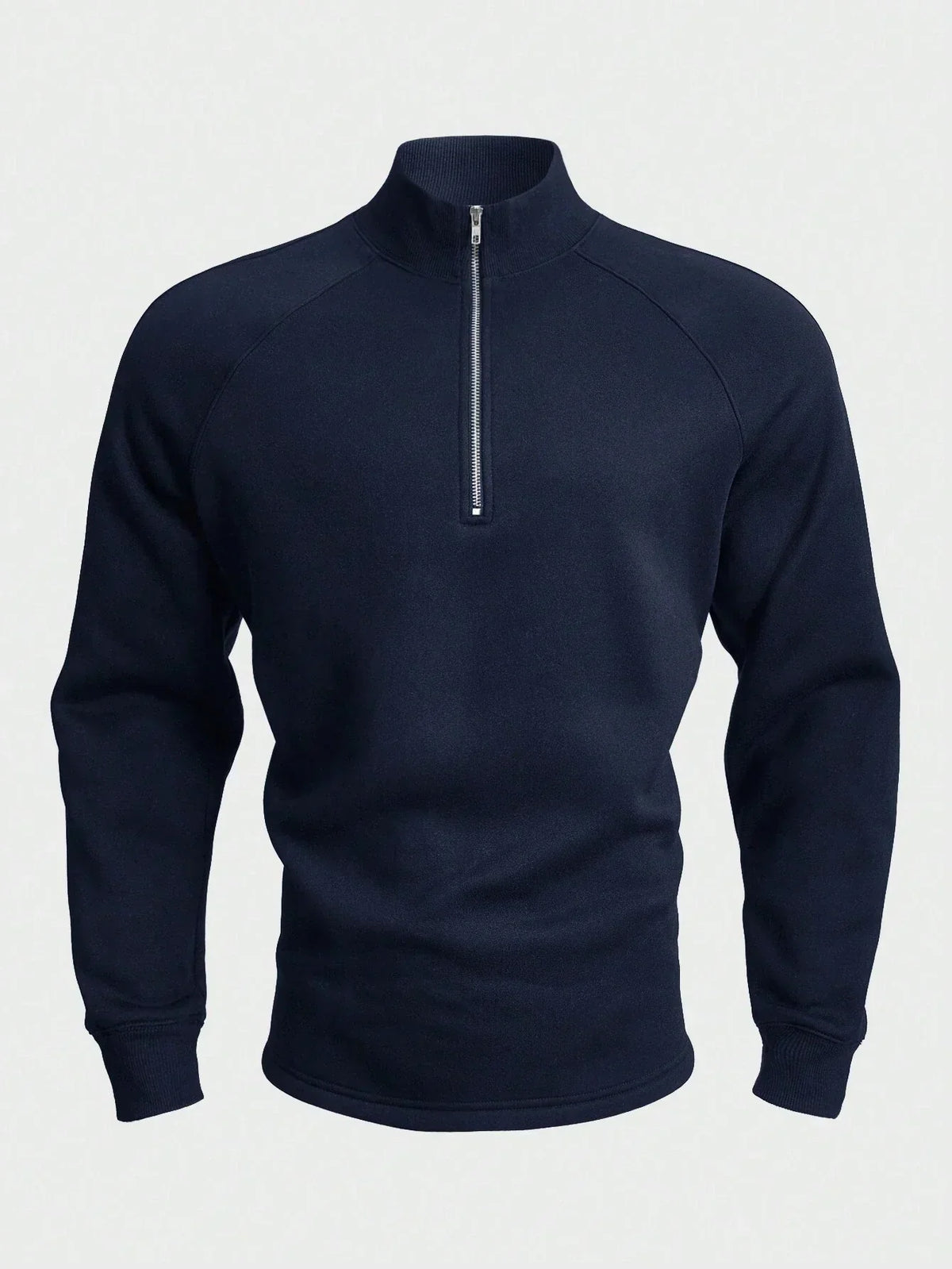 Comfortabele Herentrui met Halve Rits - Van Dongen Mode