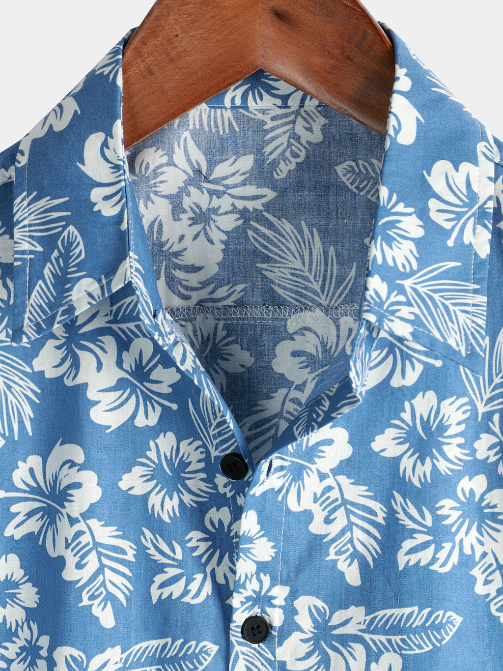 Katoenen Hawaïoverhemd met Bloemenpatroon - Van Dongen Mode