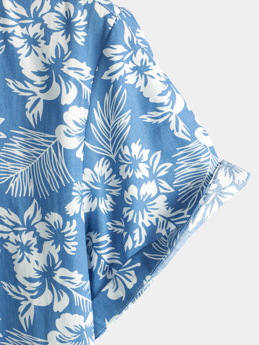 Katoenen Hawaïoverhemd met Bloemenpatroon - Van Dongen Mode