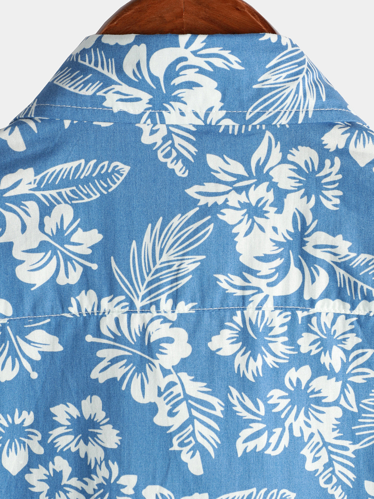 Katoenen Hawaïoverhemd met Bloemenpatroon - Van Dongen Mode