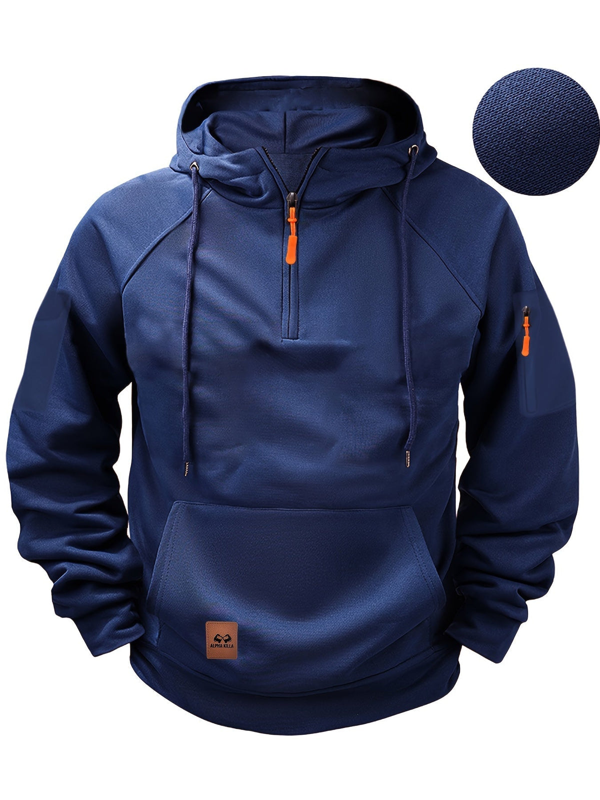 Outdoor Hoodie met Ritszakken - Van Dongen Mode