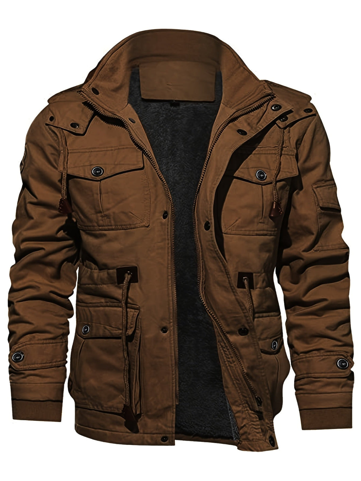 Lange Outdoor Herenjas met Pluche Voering - Van Dongen Mode