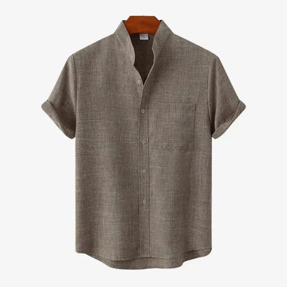 Modieuze Linnen Blouse - Van Dongen Mode