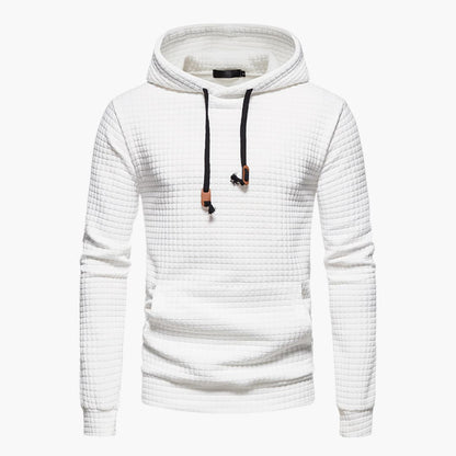 Comfortabele Herenhoodie met Ruitpatroon - Van Dongen Mode