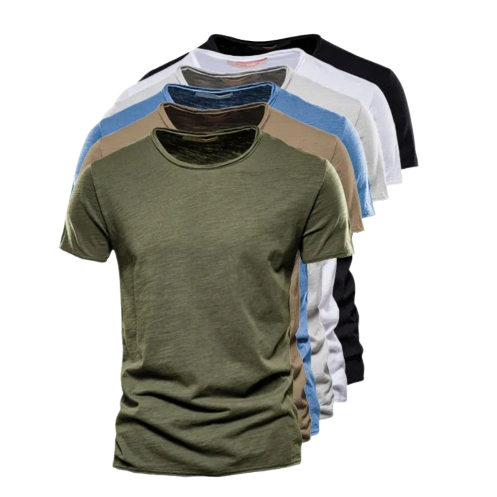 Klassiek Katoenen Heren T-shirt - Van Dongen Mode