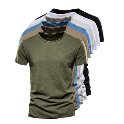 Klassiek Katoenen Heren T-shirt - Van Dongen Mode