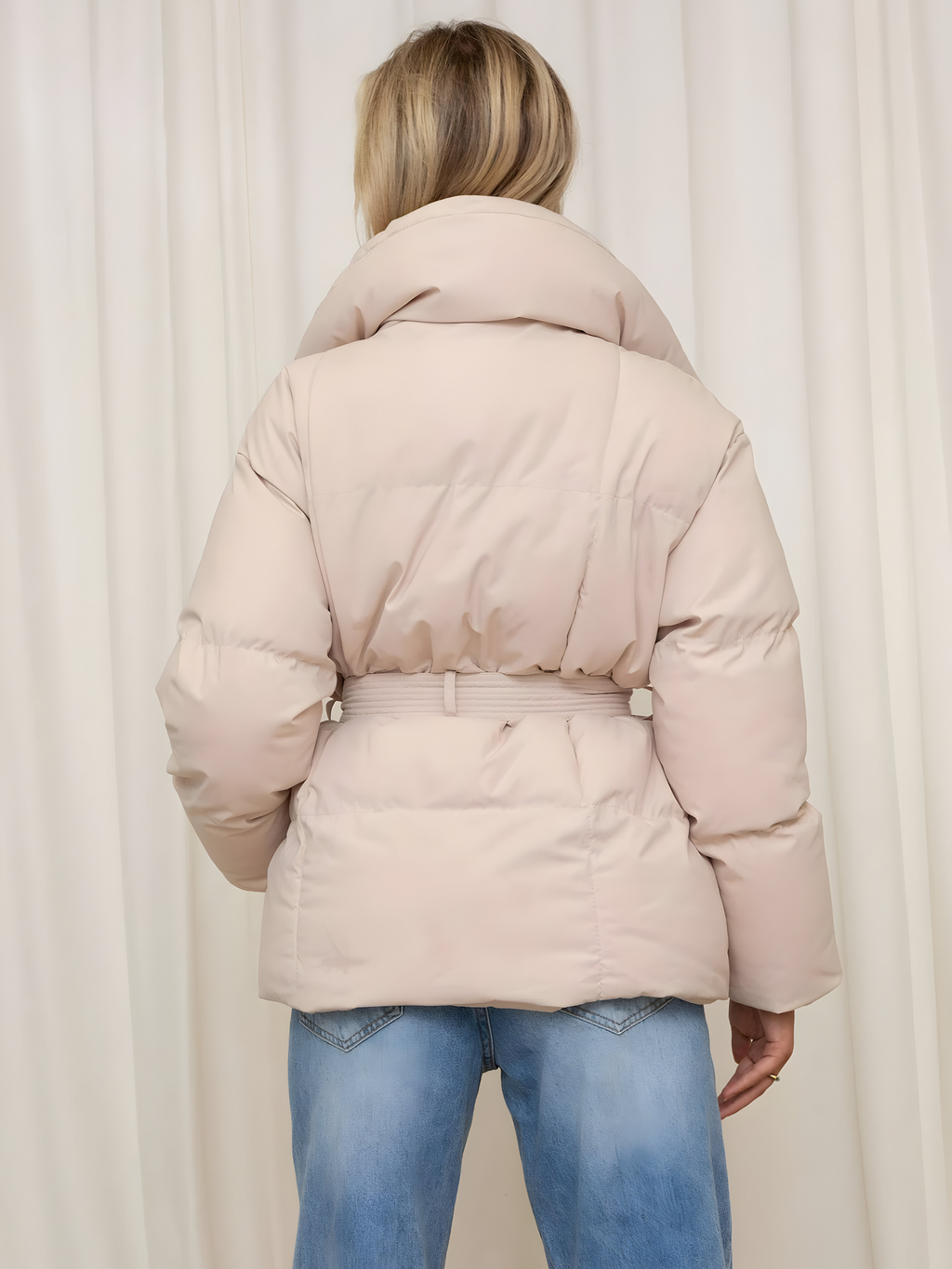 Elegante Gewatteerde Winterjas - Van Dongen Mode