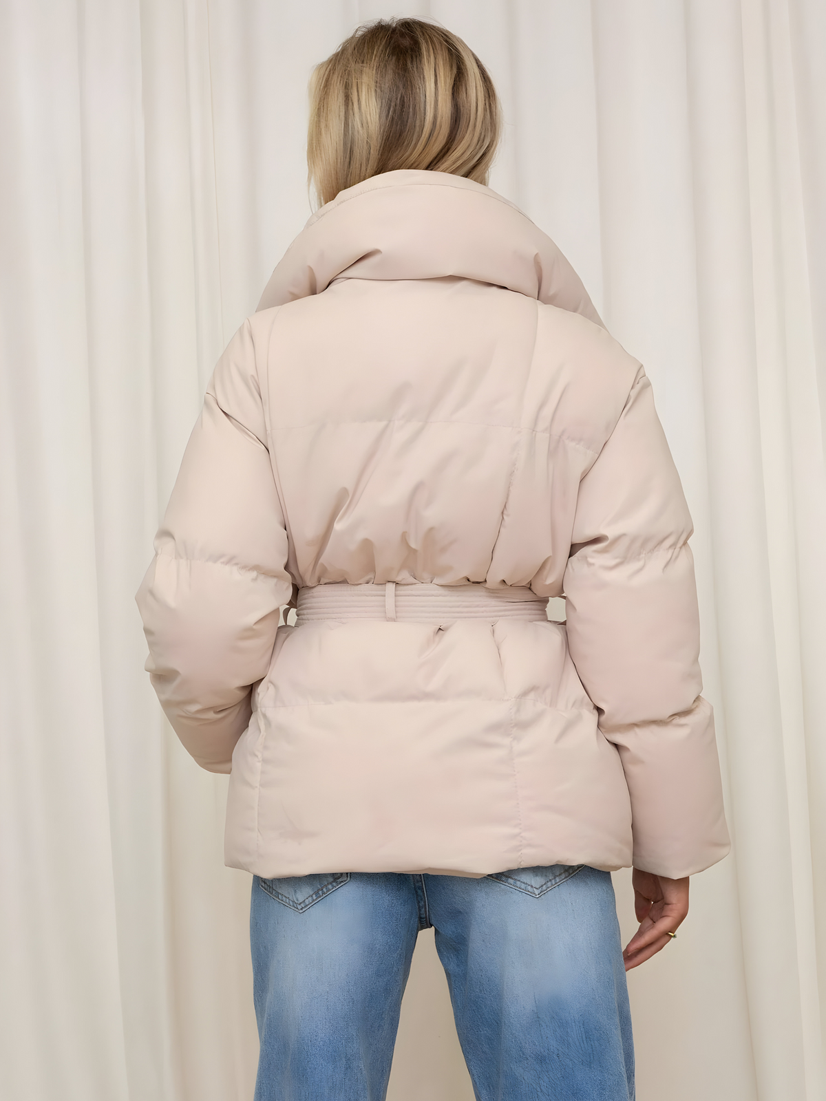 Elegante Gewatteerde Winterjas - Van Dongen Mode