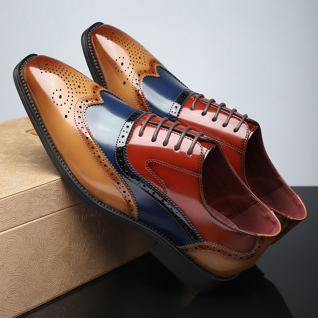 Tijdloze Wingtip Oxford Herenschoenen - Van Dongen Mode