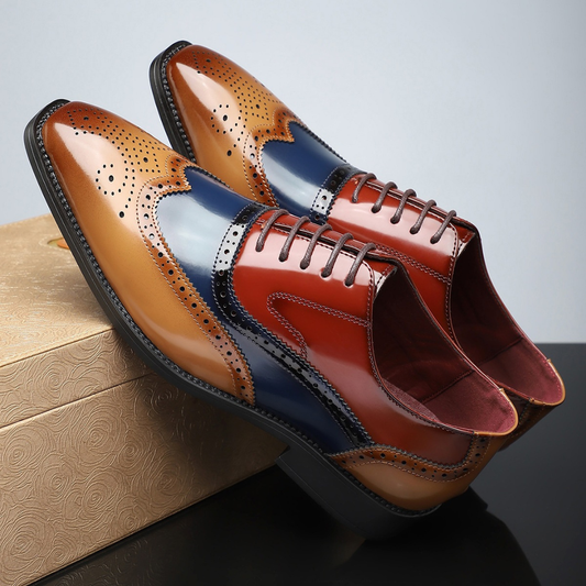 Tijdloze Wingtip Oxford Herenschoenen - Van Dongen Mode
