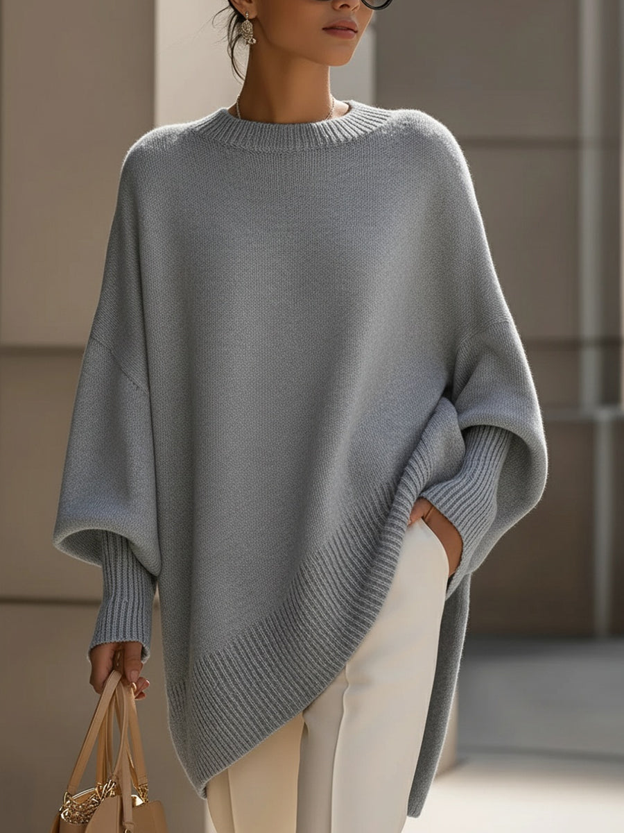 Oversized Lange Modieuze Trui - Van Dongen Mode