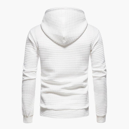 Comfortabele Herenhoodie met Ruitpatroon - Van Dongen Mode