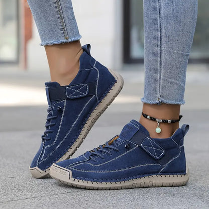 Comfortabele Sneakers met Brede Neus | Licht & Comfortabel - Van Dongen Mode