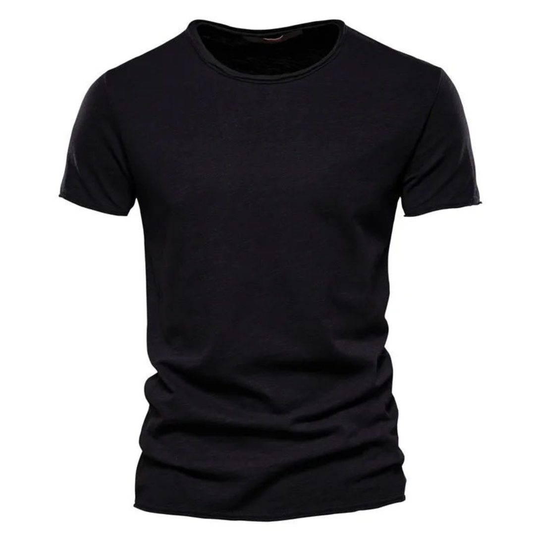 Klassiek Katoenen Heren T-shirt - Van Dongen Mode