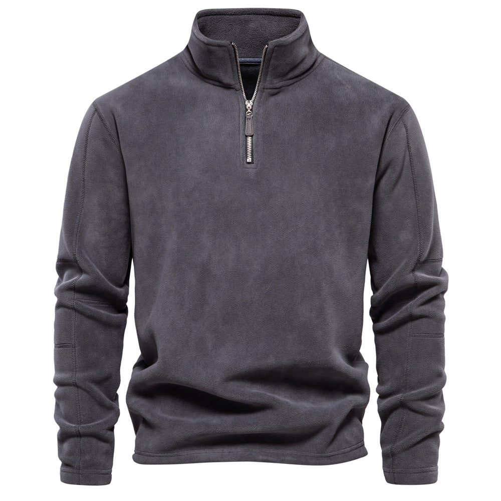 Sportieve Heren Trui met Kwartrits - Van Dongen Mode