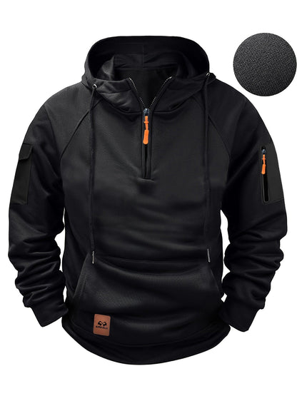 Outdoor Hoodie met Ritszakken - Van Dongen Mode