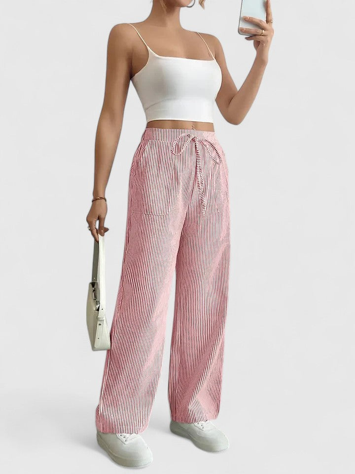 Ruime en Comfortabele Broek met Elegante Details - Van Dongen Mode