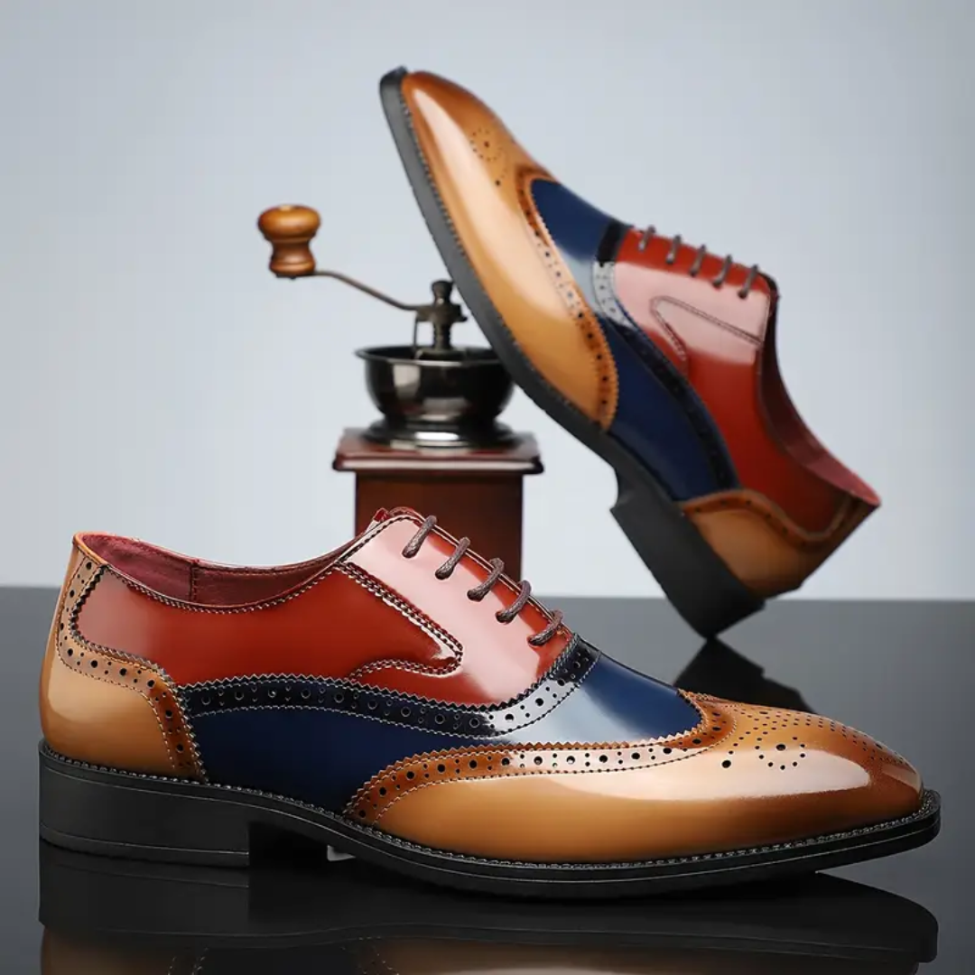 Tijdloze Wingtip Oxford Herenschoenen - Van Dongen Mode
