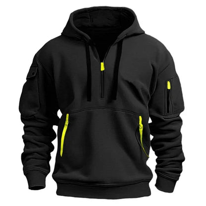 Warme Hoodie met Ritszakken - Van Dongen Mode