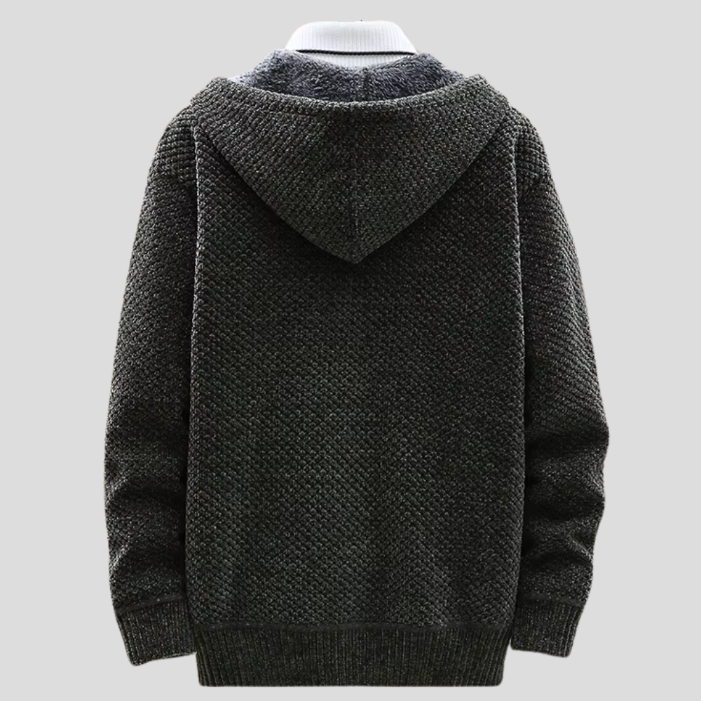Gebreide Hoodie met Teddyvoering - Van Dongen Mode