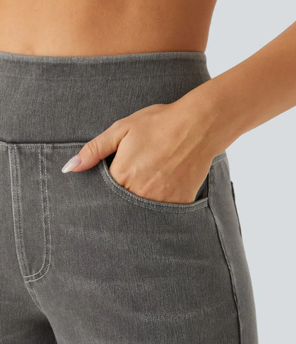 Comfortabele Jeans met Hoge Taille - Van Dongen Mode