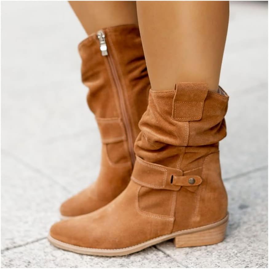 Stijlvolle Suède Knieboots - Van Dongen Mode