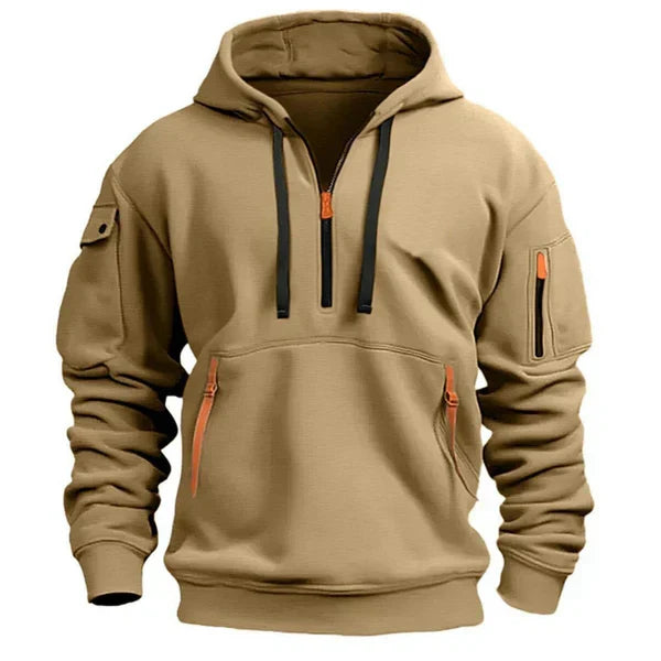 Warme Hoodie met Ritszakken - Van Dongen Mode