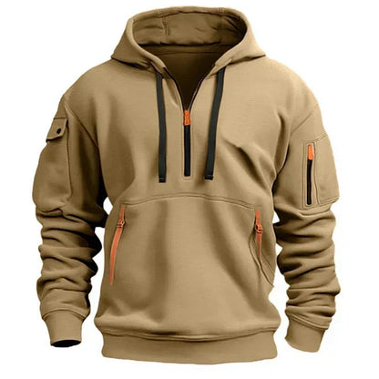 Warme Hoodie met Ritszakken - Van Dongen Mode