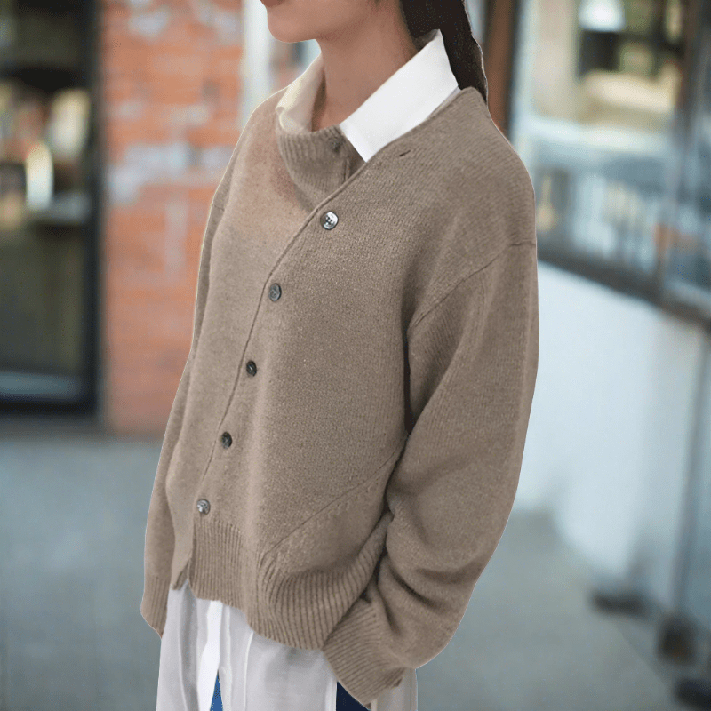 Cardigan Met Knoopjes - Van Dongen Mode