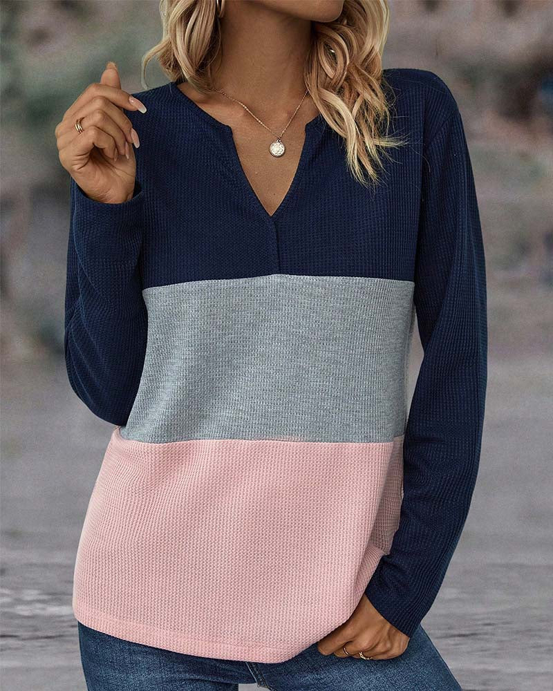 Kleurrijke Top met Kraag - Van Dongen Mode