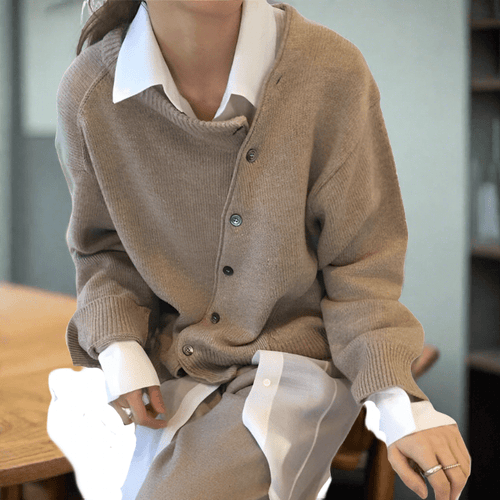 Cardigan Met Knoopjes - Van Dongen Mode