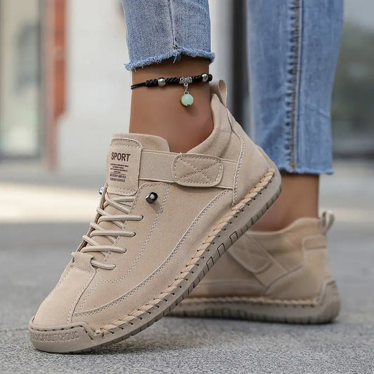 Comfortabele Sneakers met Brede Neus | Licht & Comfortabel - Van Dongen Mode