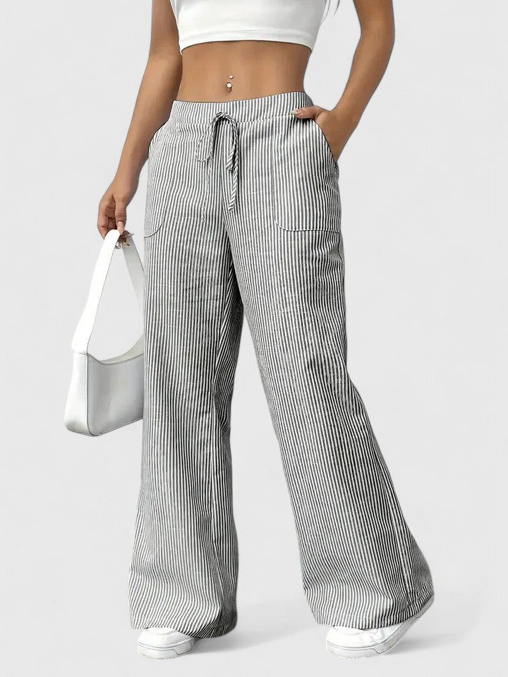Ruime en Comfortabele Broek met Elegante Details - Van Dongen Mode