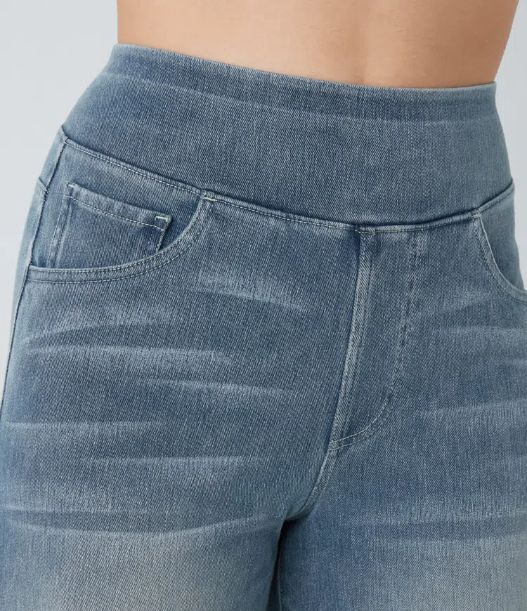 Comfortabele Jeans met Hoge Taille - Van Dongen Mode