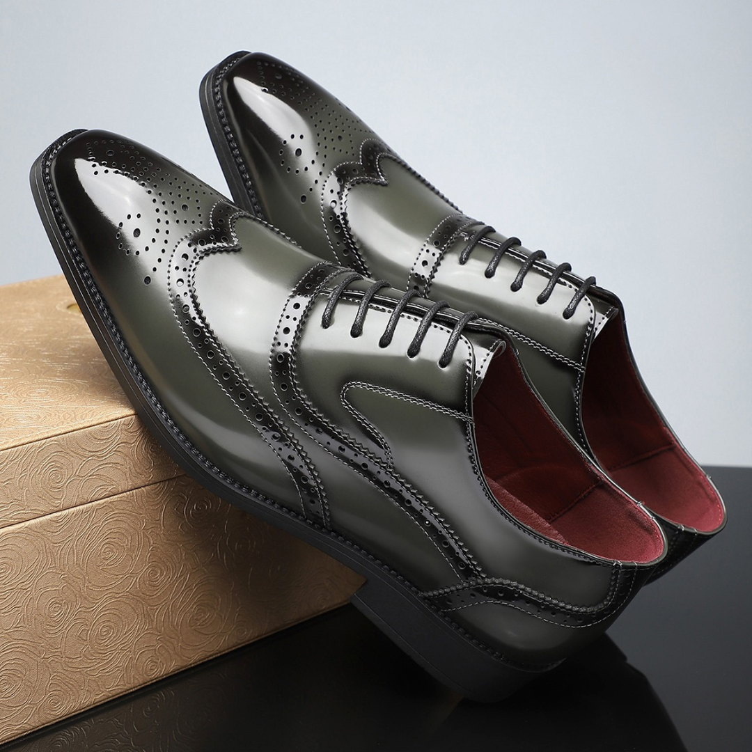 Tijdloze Wingtip Oxford Herenschoenen - Van Dongen Mode